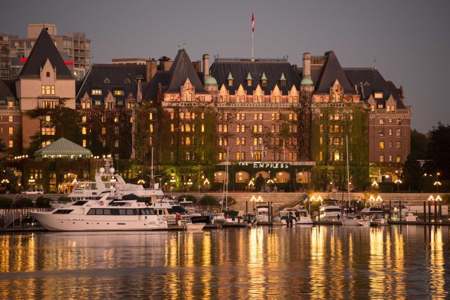 Empress Hotel from the Inner Harbour