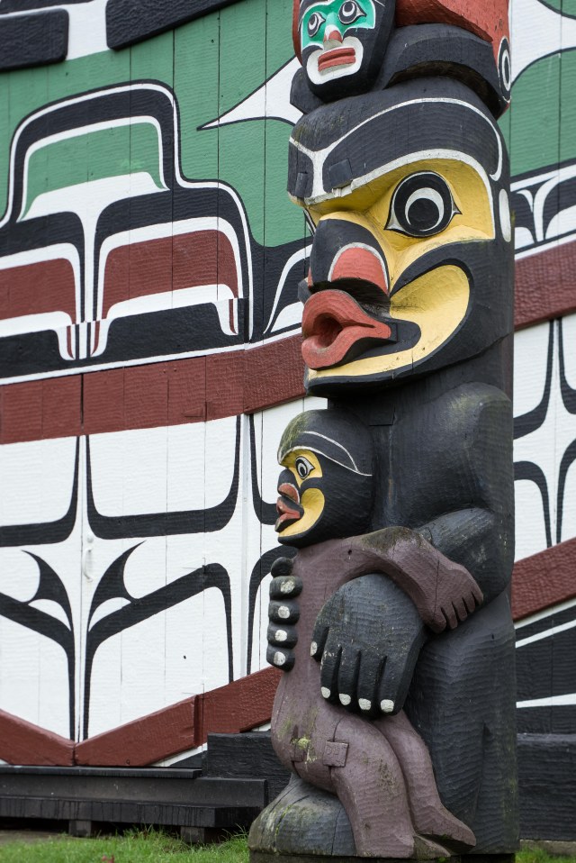 First Nation art from both yesterday and today can be found throughout Victoria